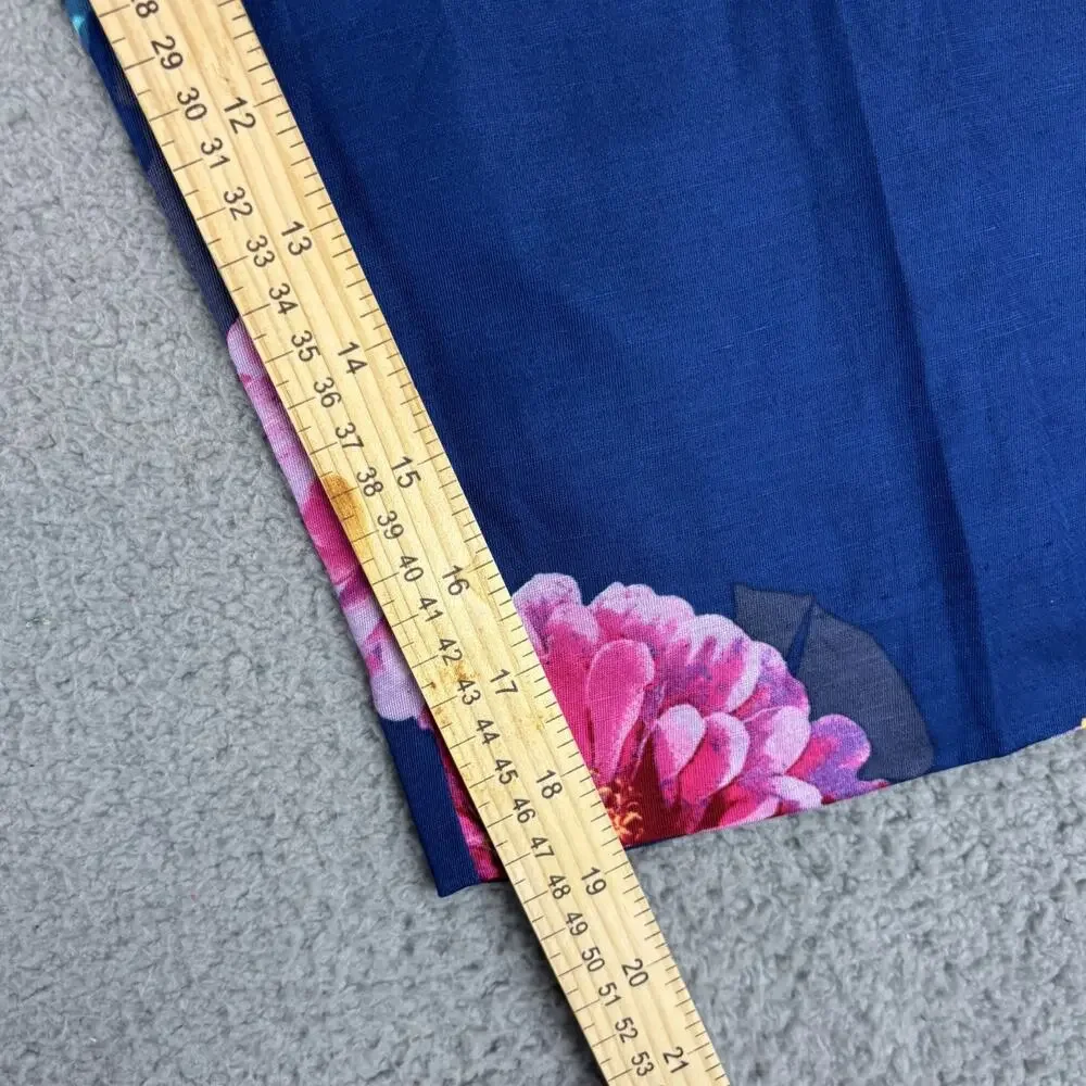 Banana Republic Linen Wide Leg Pant 4S Artsy Dopamine Maximalist Floral Gaucho